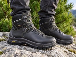Grisport Summit 11603 – aukšti neperšlampami odiniai žygio batai su Vibram® padu